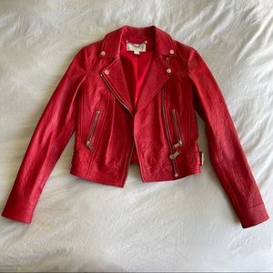Michael Kors Lamb Leather Jacket (Like New)
